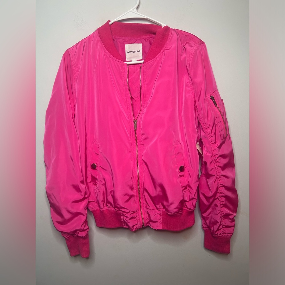 Better Be pink bomber jacket NWT